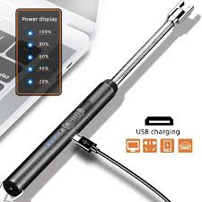 Rechargeable Electric Lighter | USB Type-C Kitchen & Candle Lighter – Flameless Ignition Tool