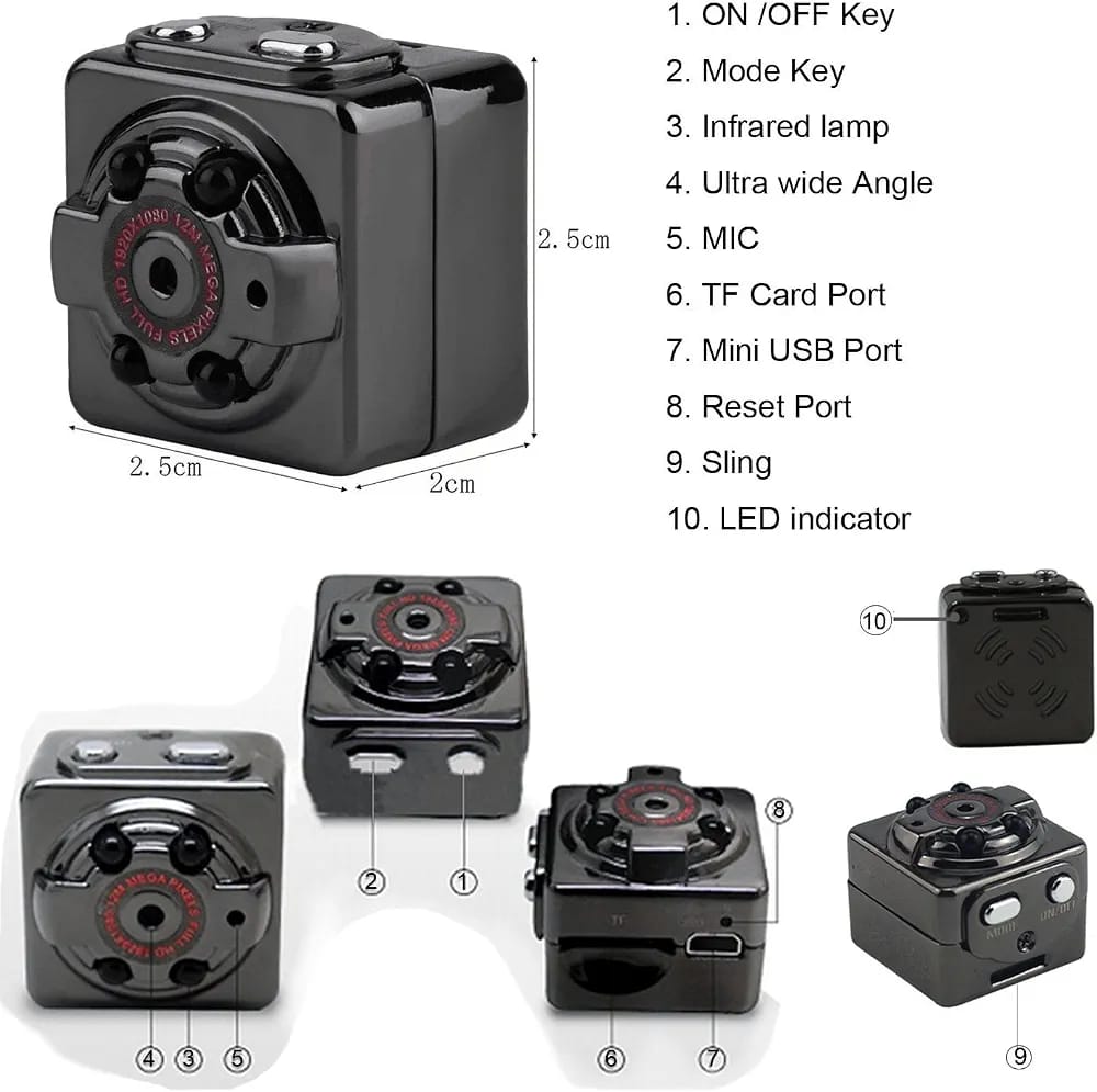 Full HD Spy Camera & Car DVR