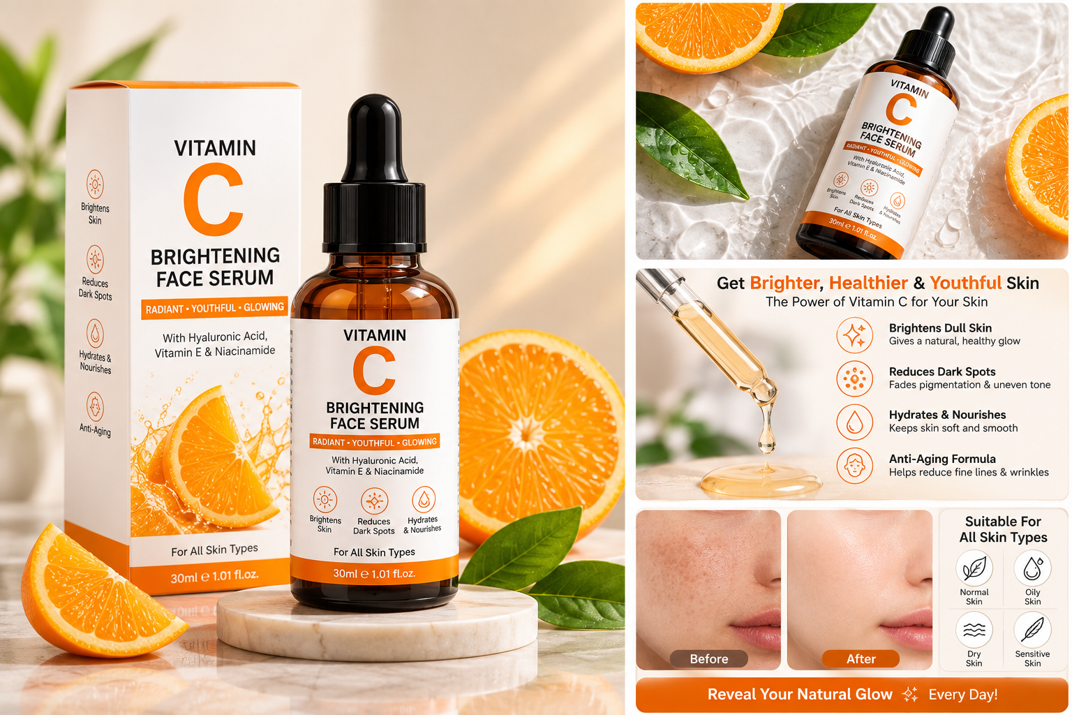 Vitamin C Brightening Face Serum