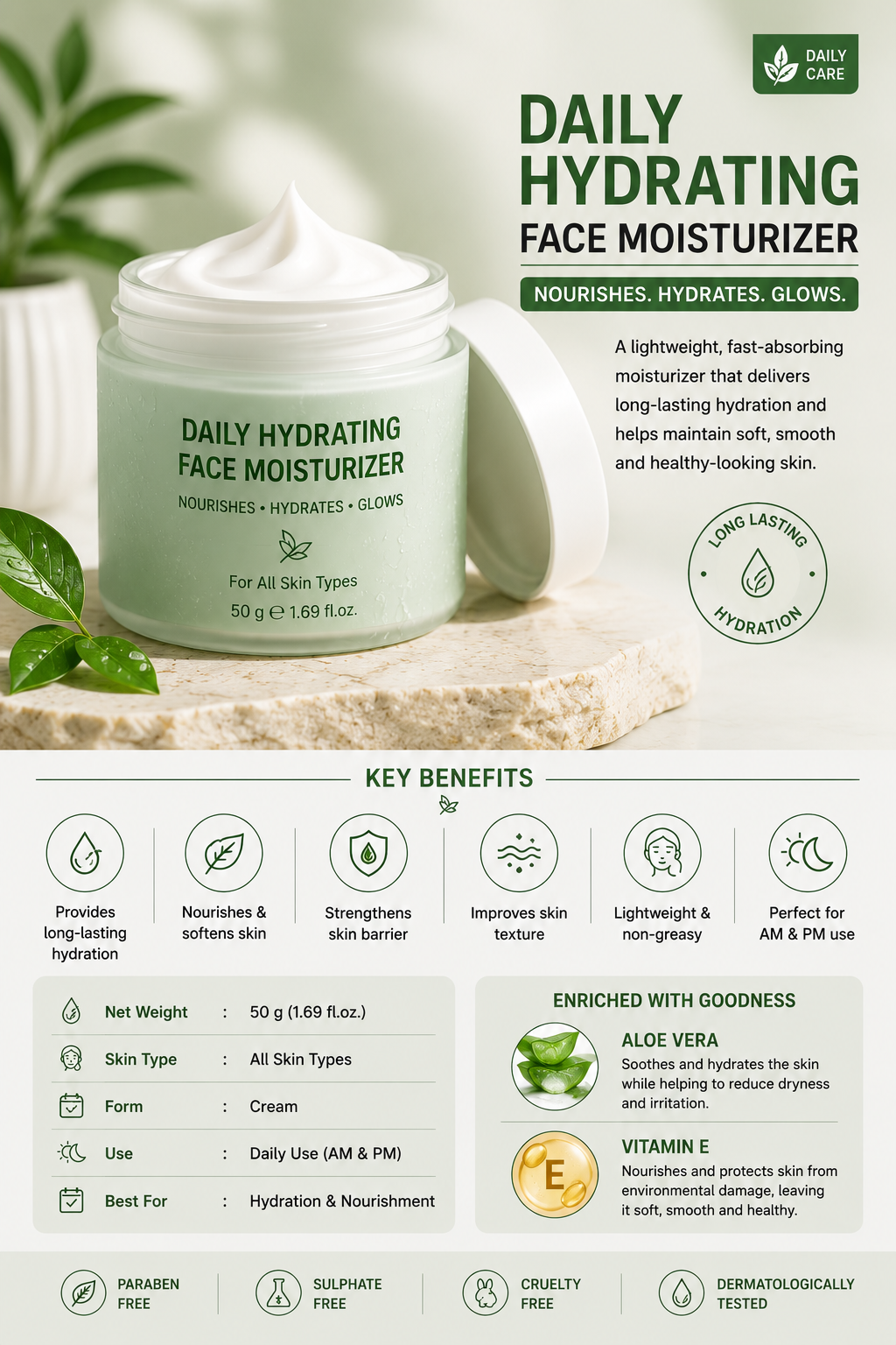 Daily Hydrating Face Moisturizer