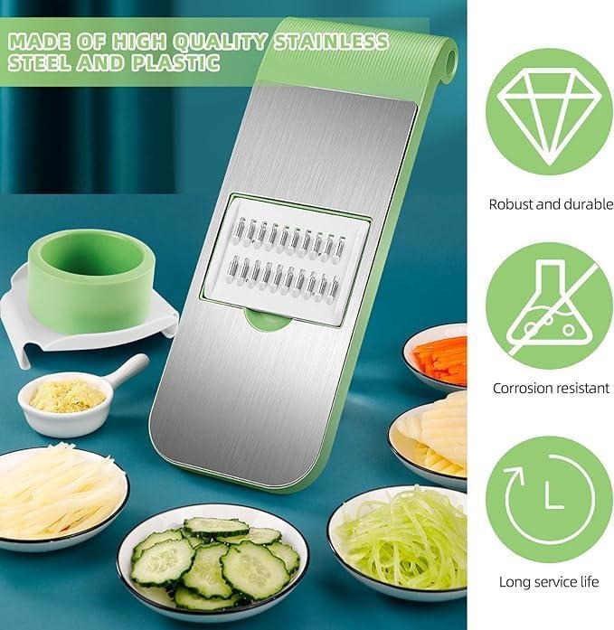 Multifunctional Stainless Steel Vegetable Slicer & Chopper