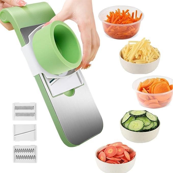 Multifunctional Stainless Steel Vegetable Slicer & Chopper