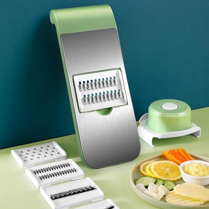 Multifunctional Stainless Steel Vegetable Slicer & Chopper