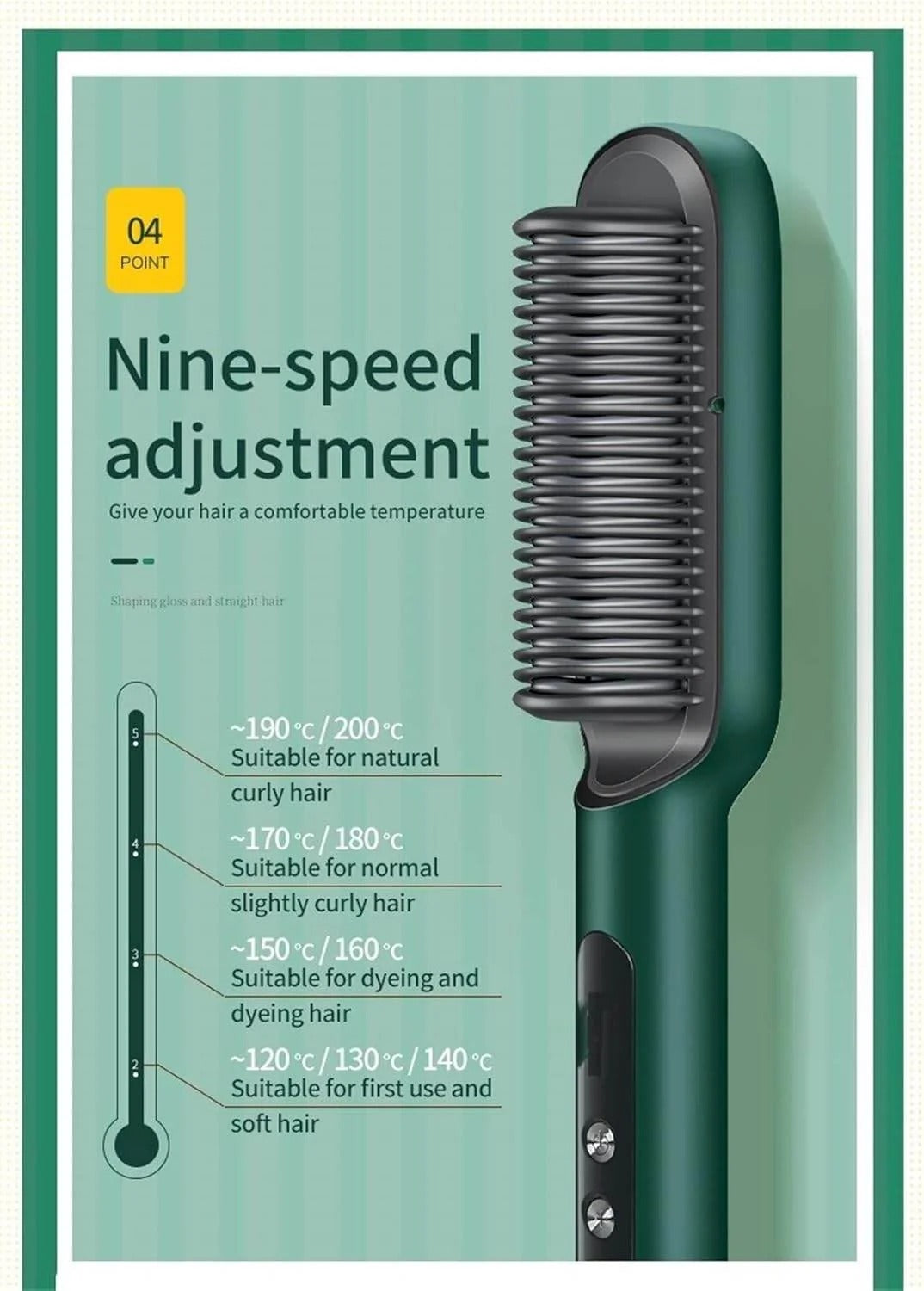 Professional Hair Straightener Brush