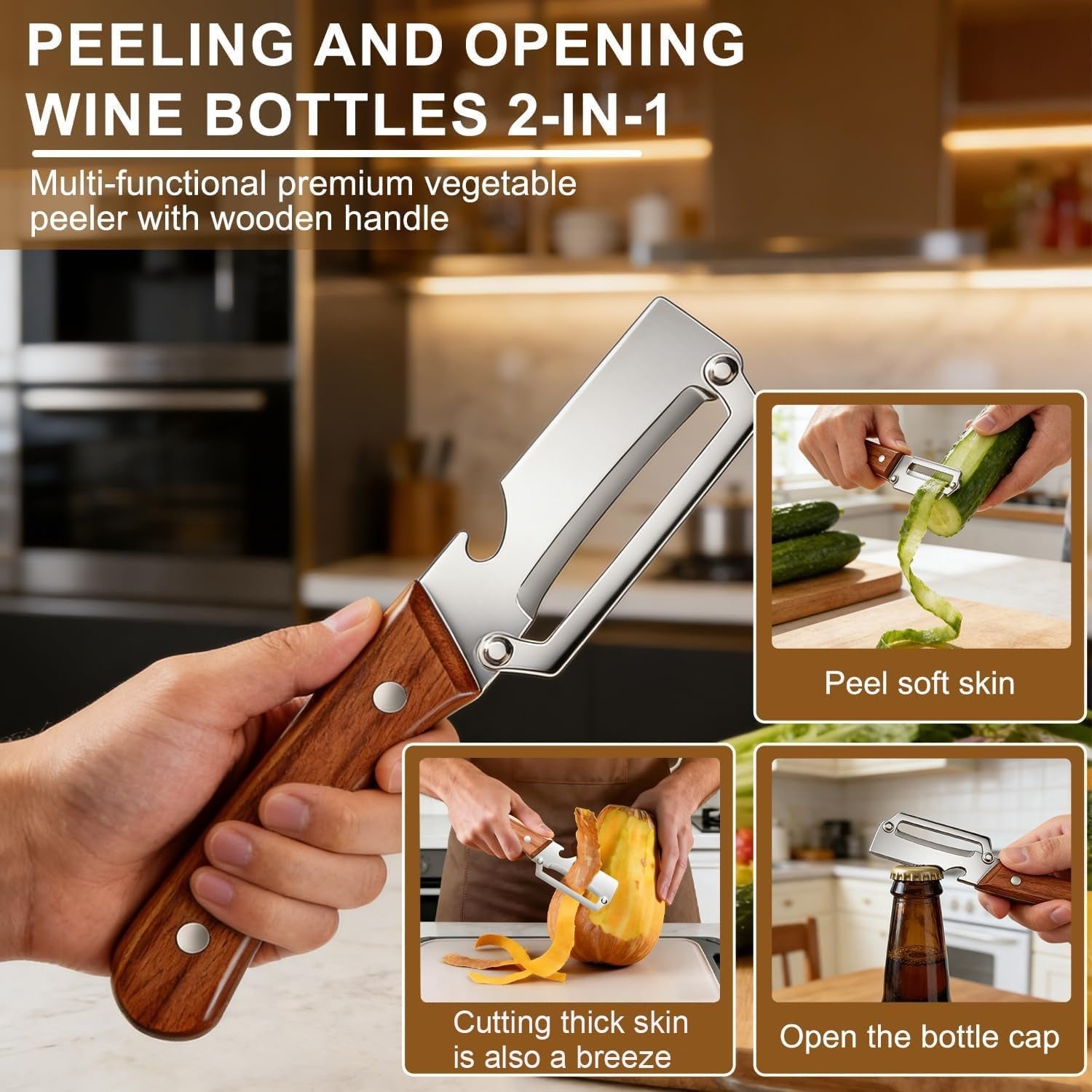 Multi-Functional Knife Peelers