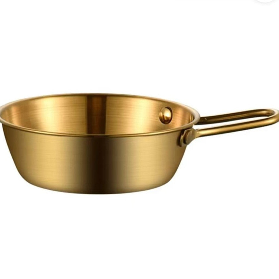Mini Golden Stainless Steel Sauce Pan