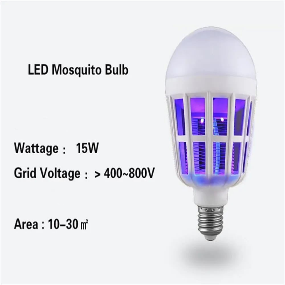 LED Mosquito Killer Lamp 9W | Electric Bug Zapper Light Bulb