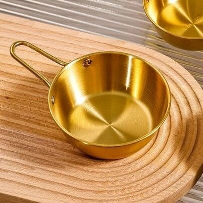 Mini Golden Stainless Steel Sauce Pan