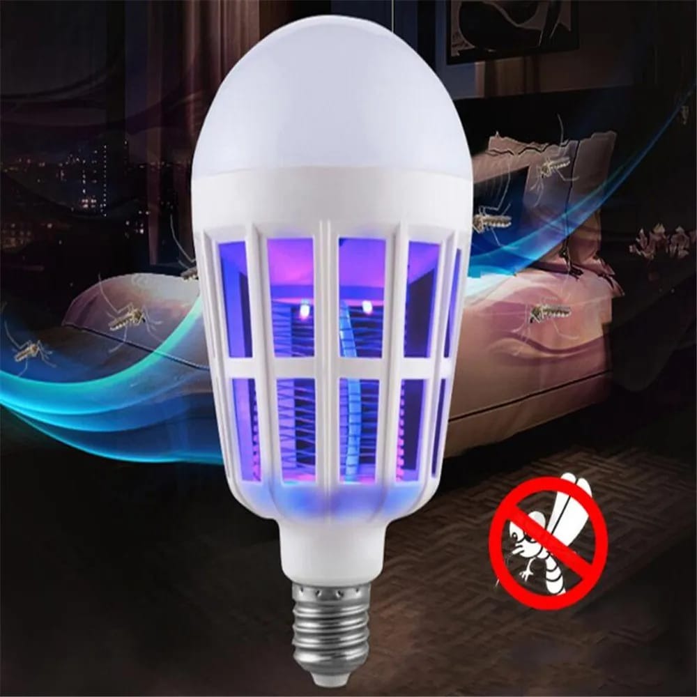 LED Mosquito Killer Lamp 9W | Electric Bug Zapper Light Bulb