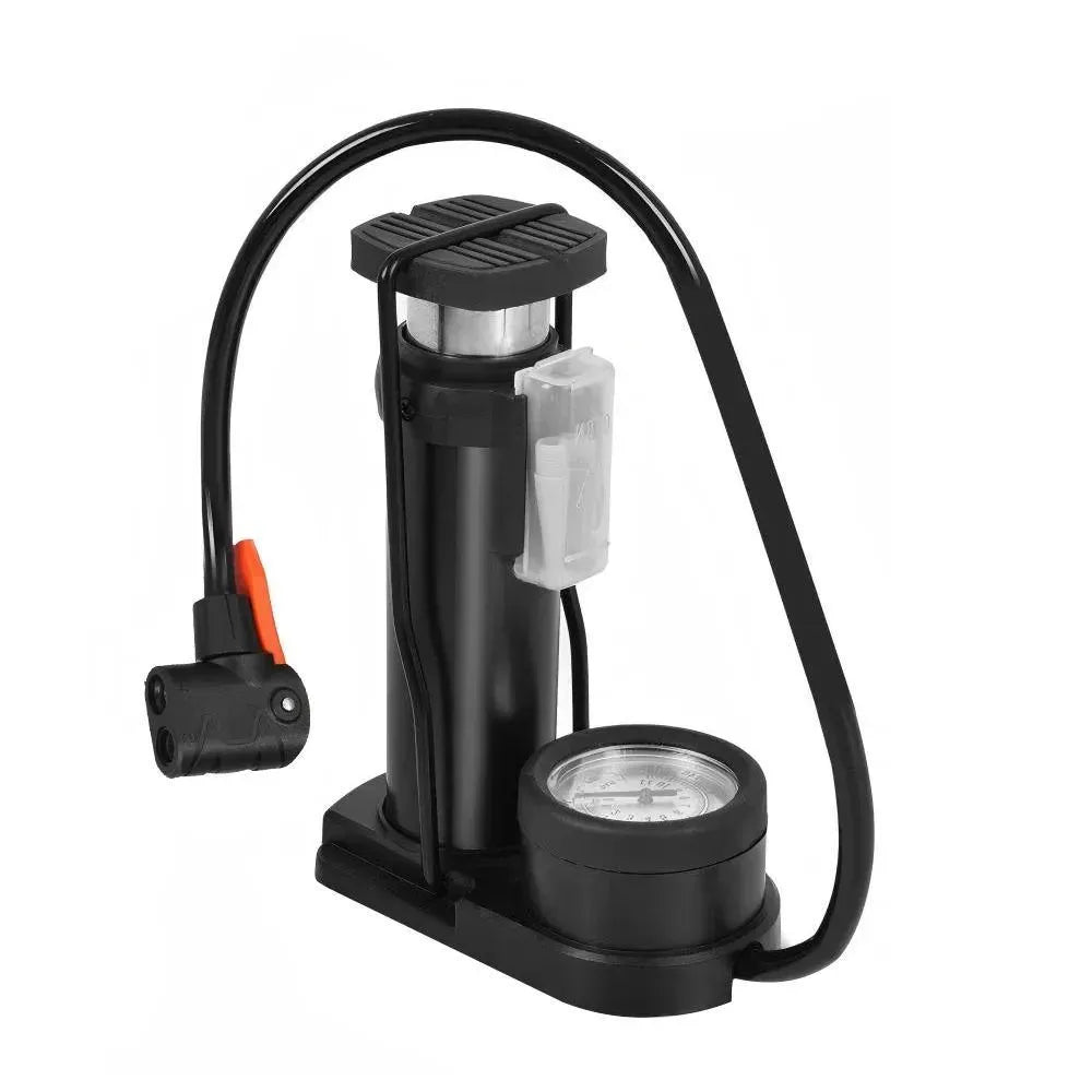 Single Cylinder Foot Air Pump with Pressure Gauge