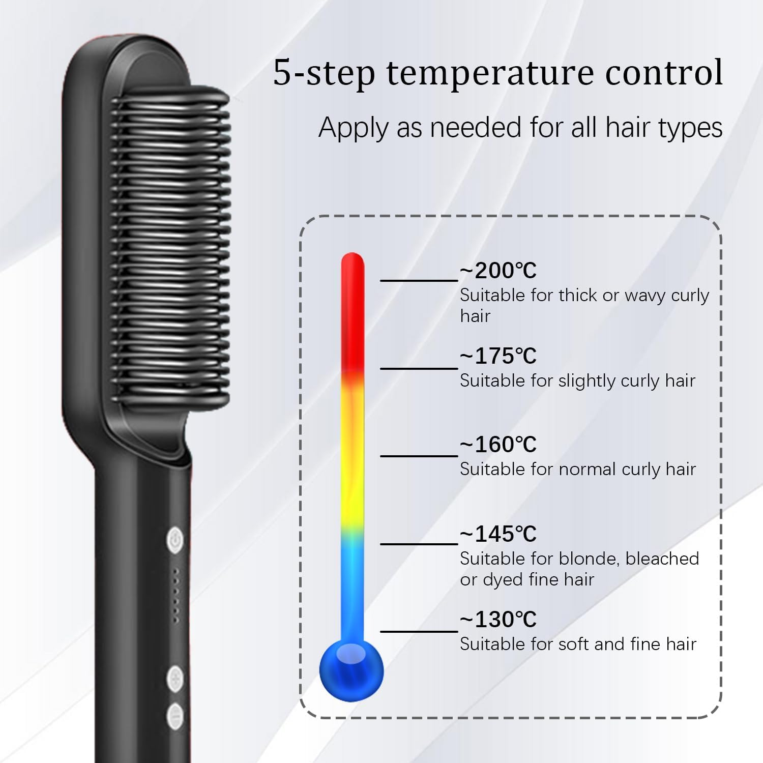 Professional Hair Straightener Brush